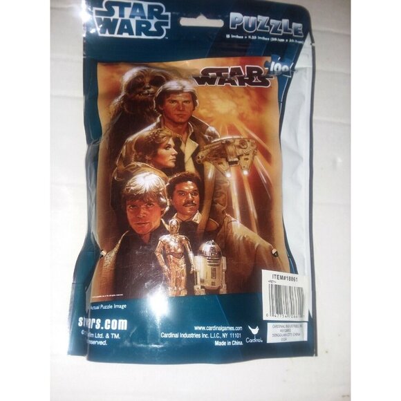Star Wars  Assemble Puzzle 100 NEW Sealed Bag - Picture 2 of 2